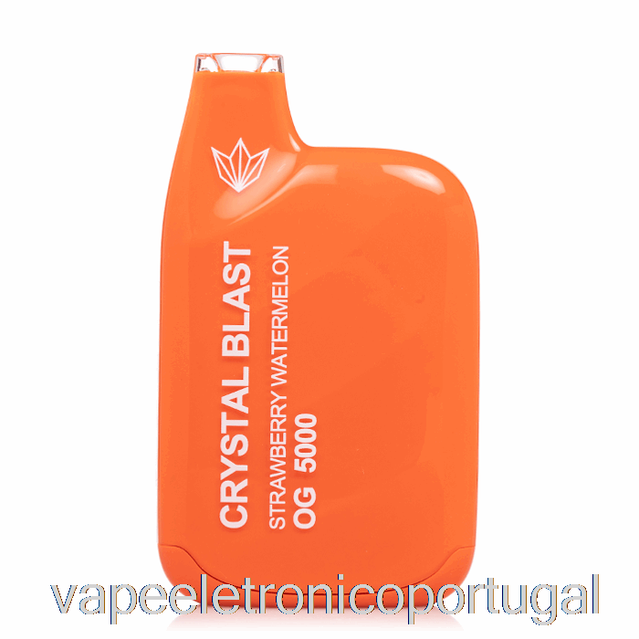 Vape Eletronico Crystal Blast Og5000 Descartável Morango Melancia